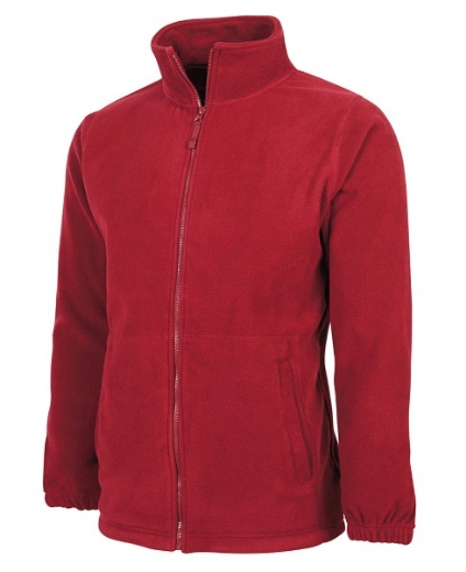 Picture of JB's Adults Full Zip Low Pill Polar Fleece Jacket